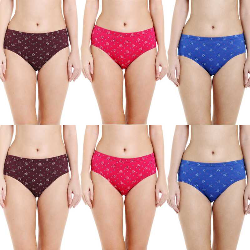 Bodycare Cotton Underwear for Women Style code: 3700 Pack of 6 Pcs