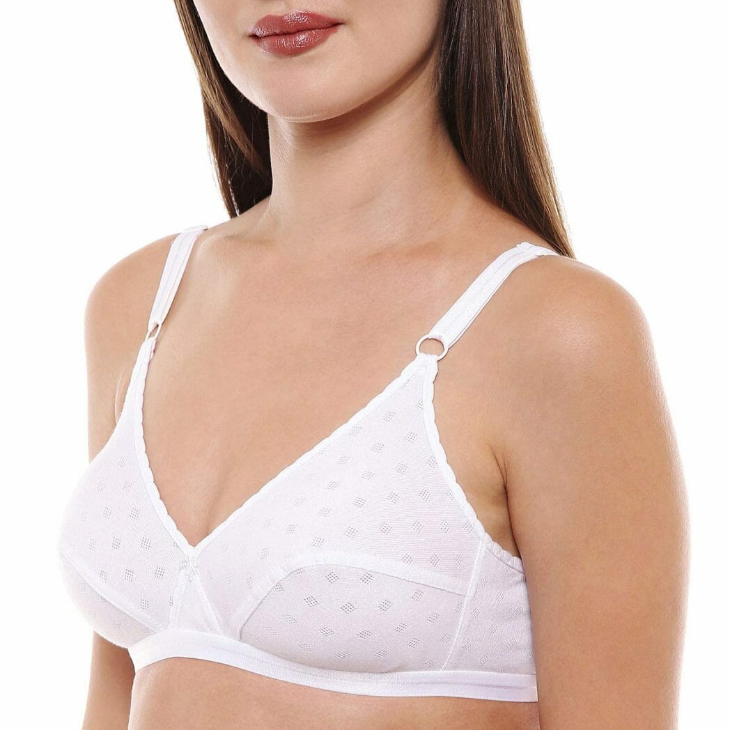 Buy Bodycare Low Coverage, Front Open, Padded Solid Color Bra in