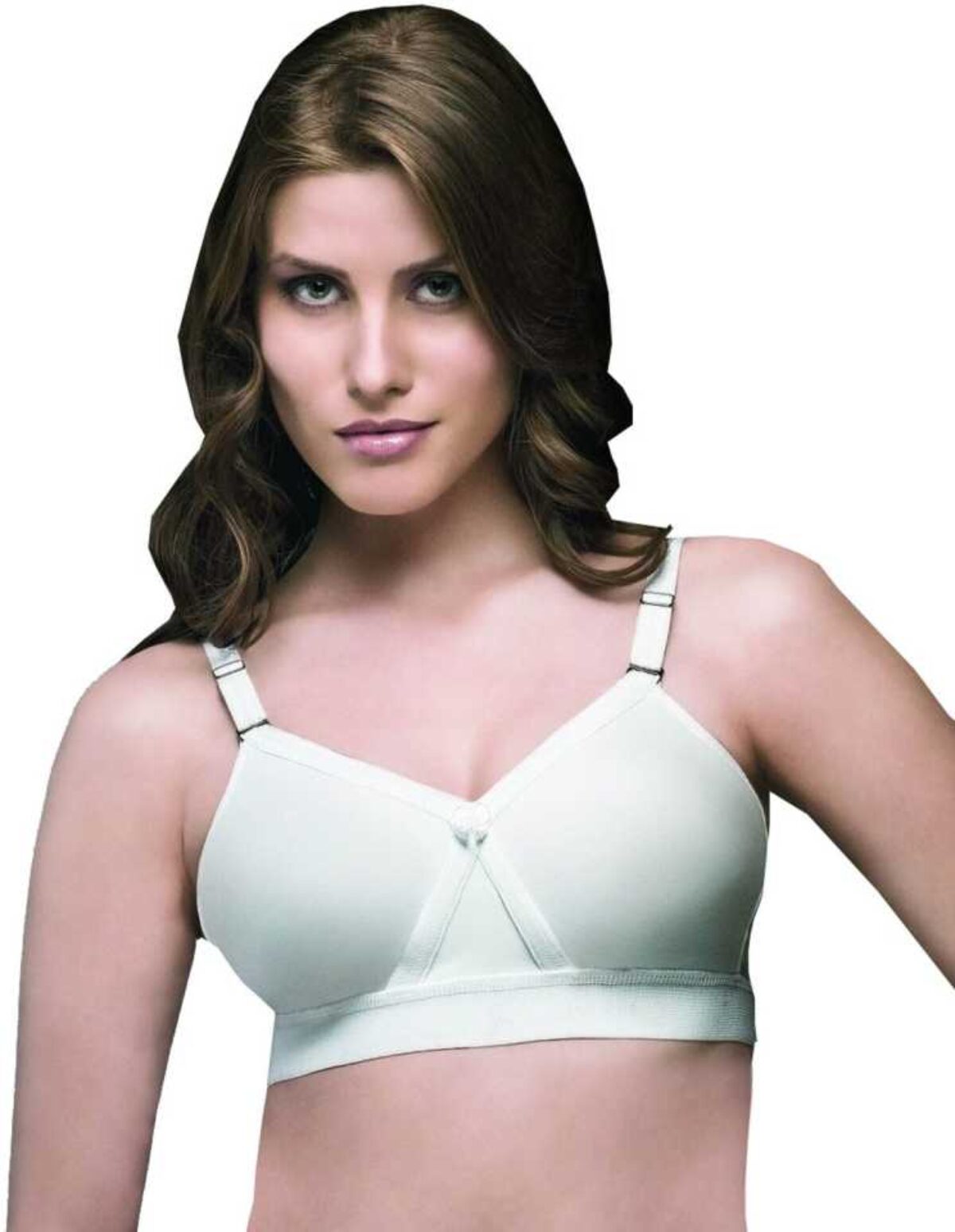 Buy TRYLO ALPA WOMEN'S HOSIERY COTTON NON-PADDED NON-WIRED MOLDED FULL  COVERAGE BRA ALPA Beige 42F Online at Best Prices in India - JioMart.