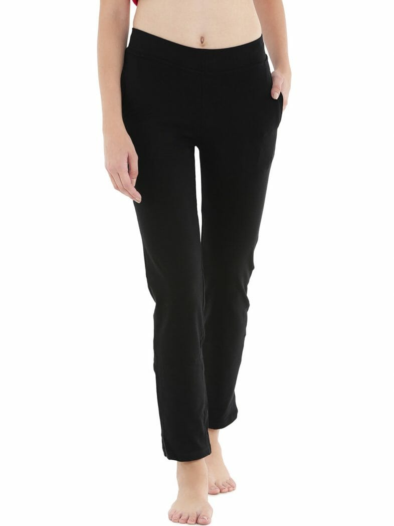 Summer Cotton Pants for Ladies: Buy Black Stretchable Pants