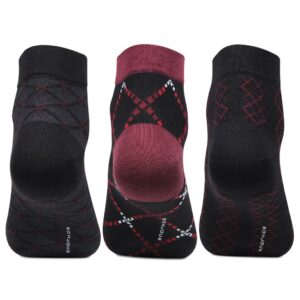 Bonjour Mens Scotish Collection Ankle Socks Pack Of 3 Pcs