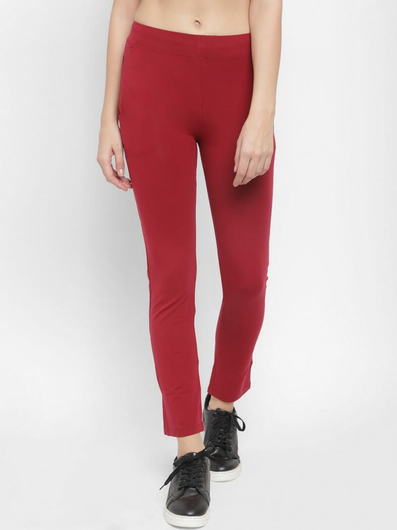 Faux Leather Slim Fit Straight Leg Trousers | Nasty Gal
