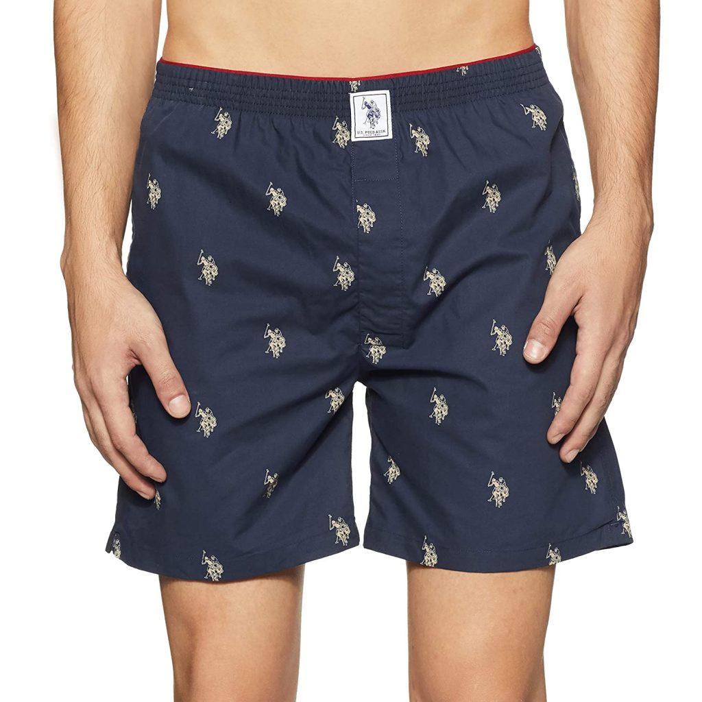 U.S.Polo Men`s Boxer Shorts I-021 Logo Print | inwear.in