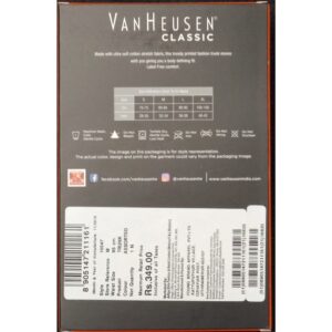 Van Heusen Men`s Print Long Trunk 10047 Pack of 4Pcs
