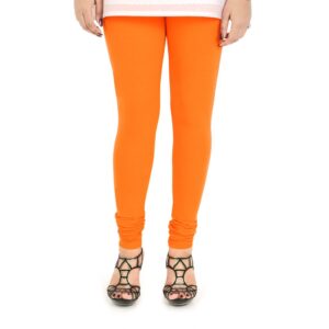 Vami Cotton Churidar Legging For Women’s – Vibrant Orange