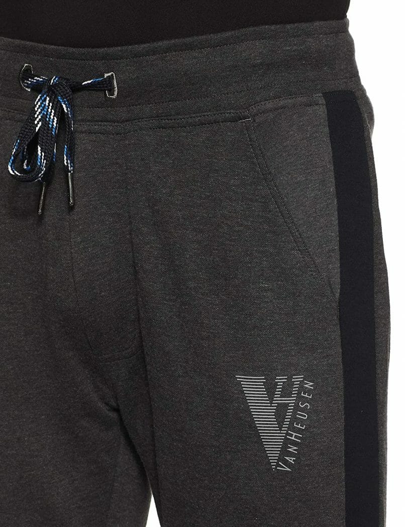 Van Heusen Straight Fit Joggers 50044 Zipper Pocket | inwear.in