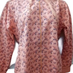 Jacket for Women in Pink Color | Printed Pattern