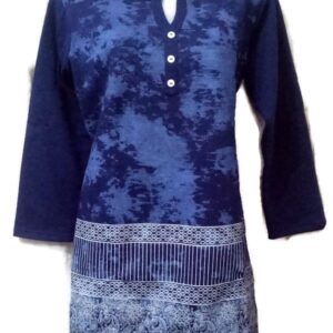Woollen Kurtie for Womens In Blue Color