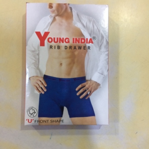 YOUNG INDIA GENTS  RIB LONG TRUNK  80 TO 100 PACK OF 5 PCS