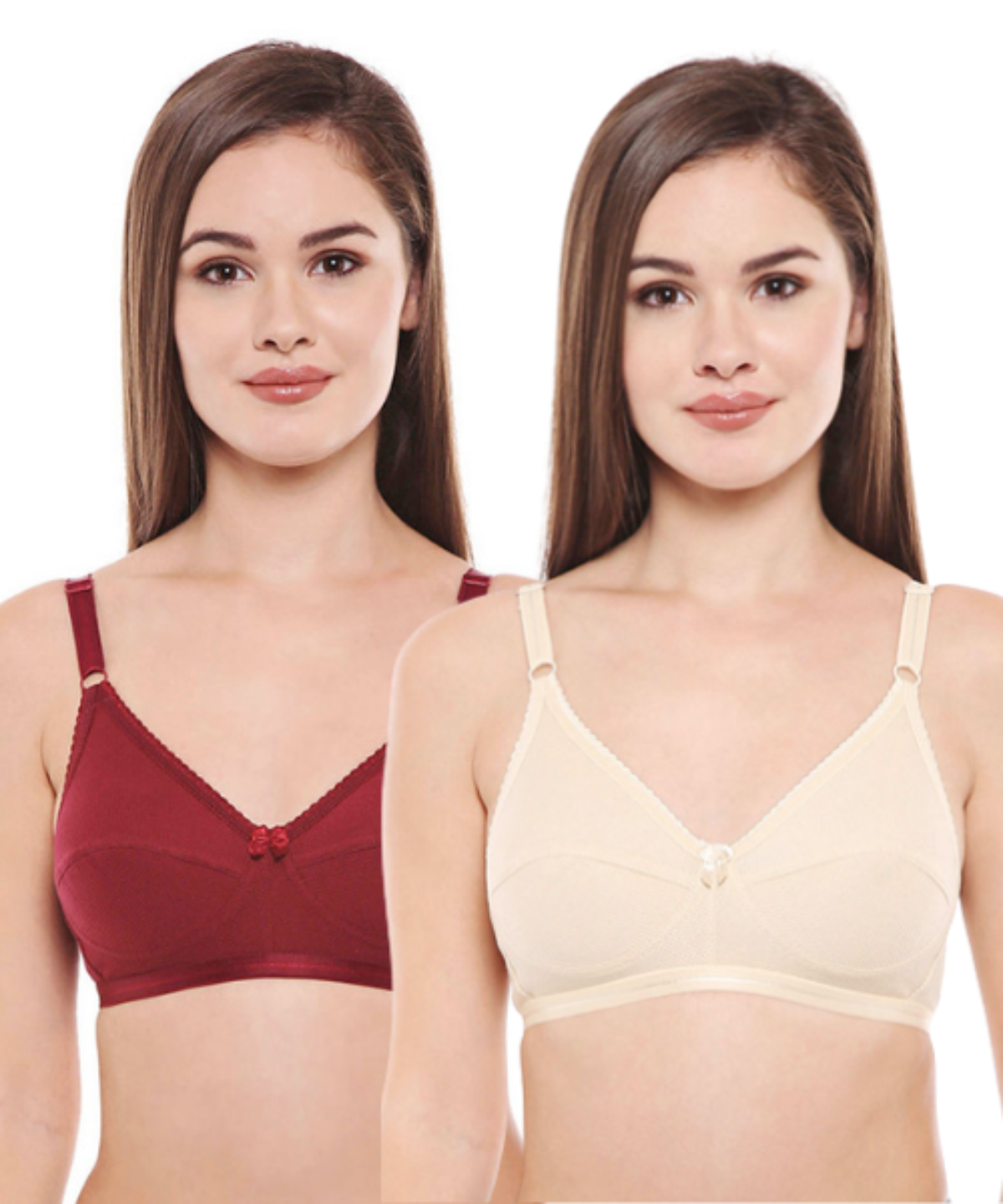 BODYCARE 1517PINK Perfect Full Coverage Seamed Bra (44B, Pink) in