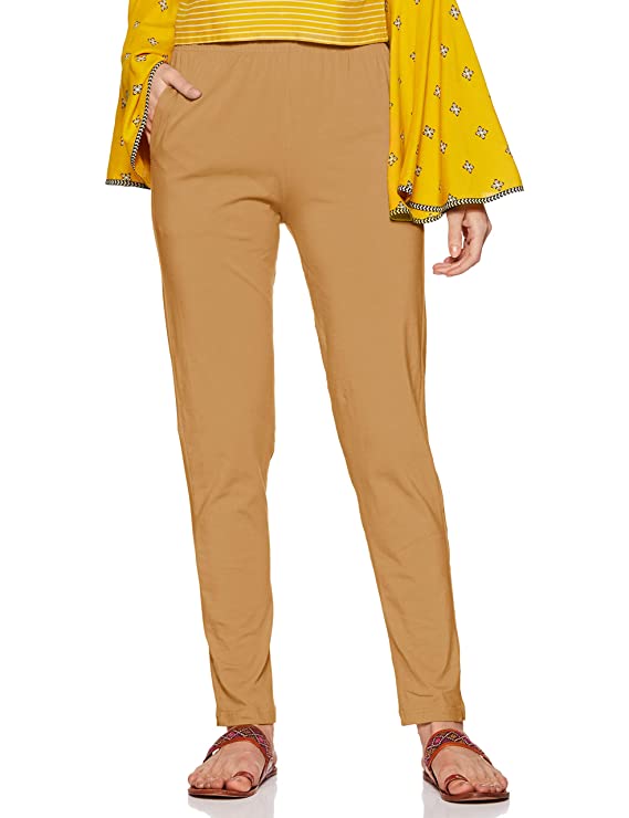 Buy DOLANE Womens Beige Color Cottoneble Regular Fit Trouser Pant with  Pocket DOLN2K03BEIGEL at Amazonin