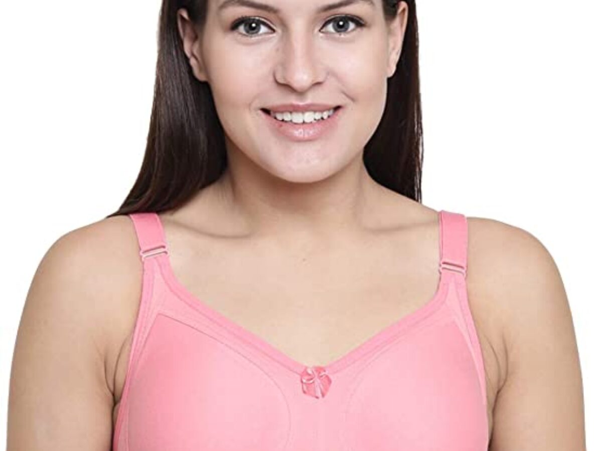 Floret Full Coverage Non Padded Bra In Grey Color Size 34, T-3033